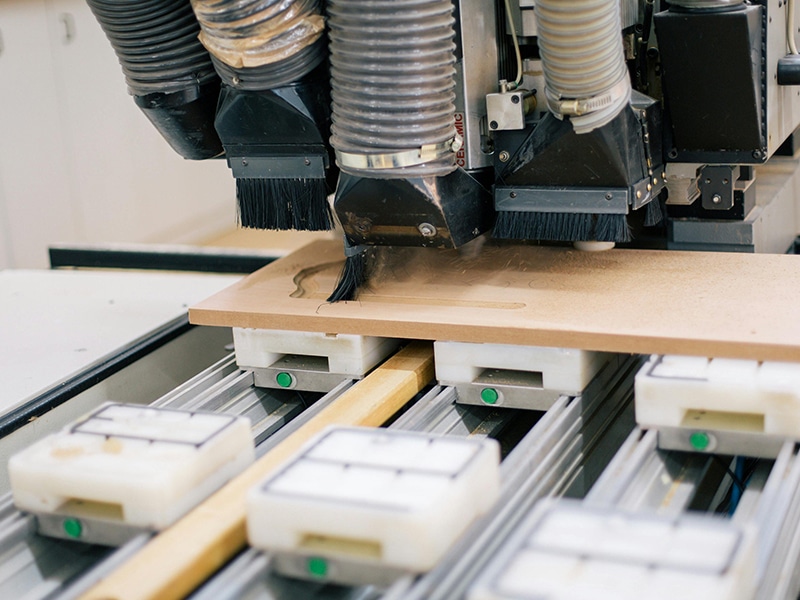 printing brush on a machine